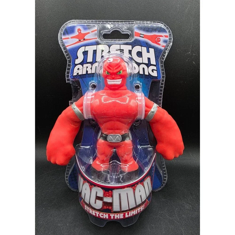 Stretch Armstrong Vac-Man Stretch Action Figure Toy 4+ Years Premium Design Red